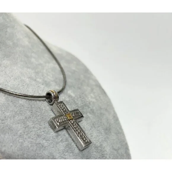 18K Gold & 925 Silver Necklace